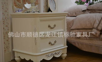 歐式韓式英式實木板式田園套房家具批發指南 雙人床頭柜公主床一件起批，廠家直供圖片參考